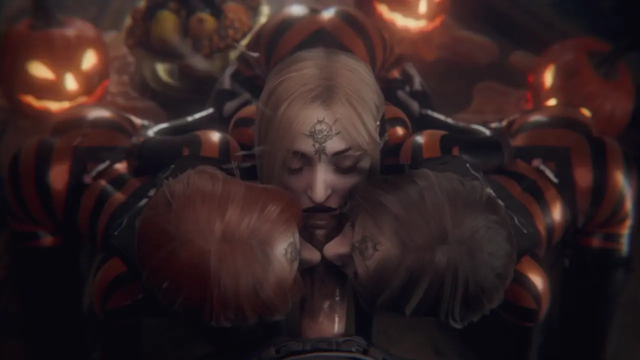 Dimitrescu Sisters [Flies][Gifdoozer][4K60FPS]