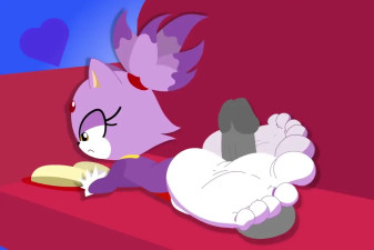 Blaze Footjob [Baggy]