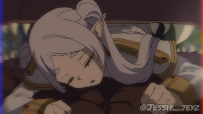 Frieren gets a creampie from Stark