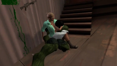 Cassie Cage v. Hulk [Femdom Ballbusting] [Cosmic Brutality]