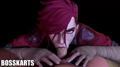 Vi POV Blowjob League of Legends
