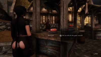 Naughty Skyrim - How To Get A Discount On Anoriath's Meat