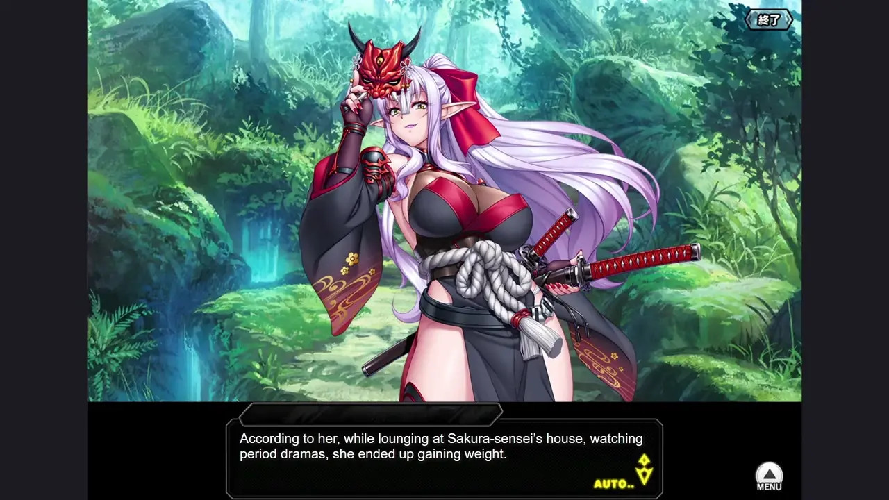 [Warrior's Pilgrimage] Awakened Lilim H-scene 01 (Taimanin RPGX ENG MTL)