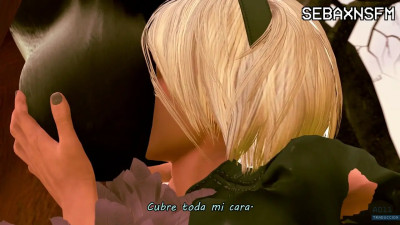 2B Sucks Horse Balls [Sebaxnsfm] [SUB-SPANISH]
