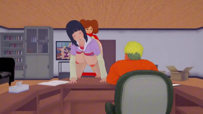 Hinata x Namida and cuckold Naruto
