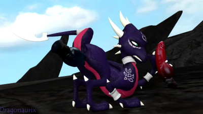 Cynder and Guardians gangbang