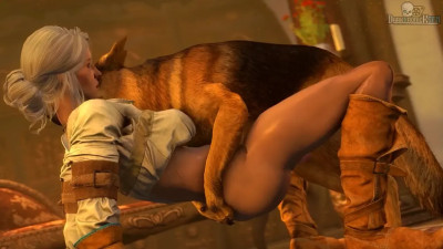 Ciri Gives Good Boy A Reward(Nude+Clothed) - DarktronickSFM