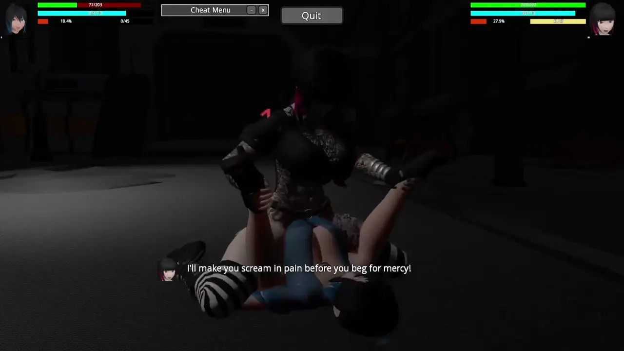 HRSL: Namiko vs Yuri Street Fight