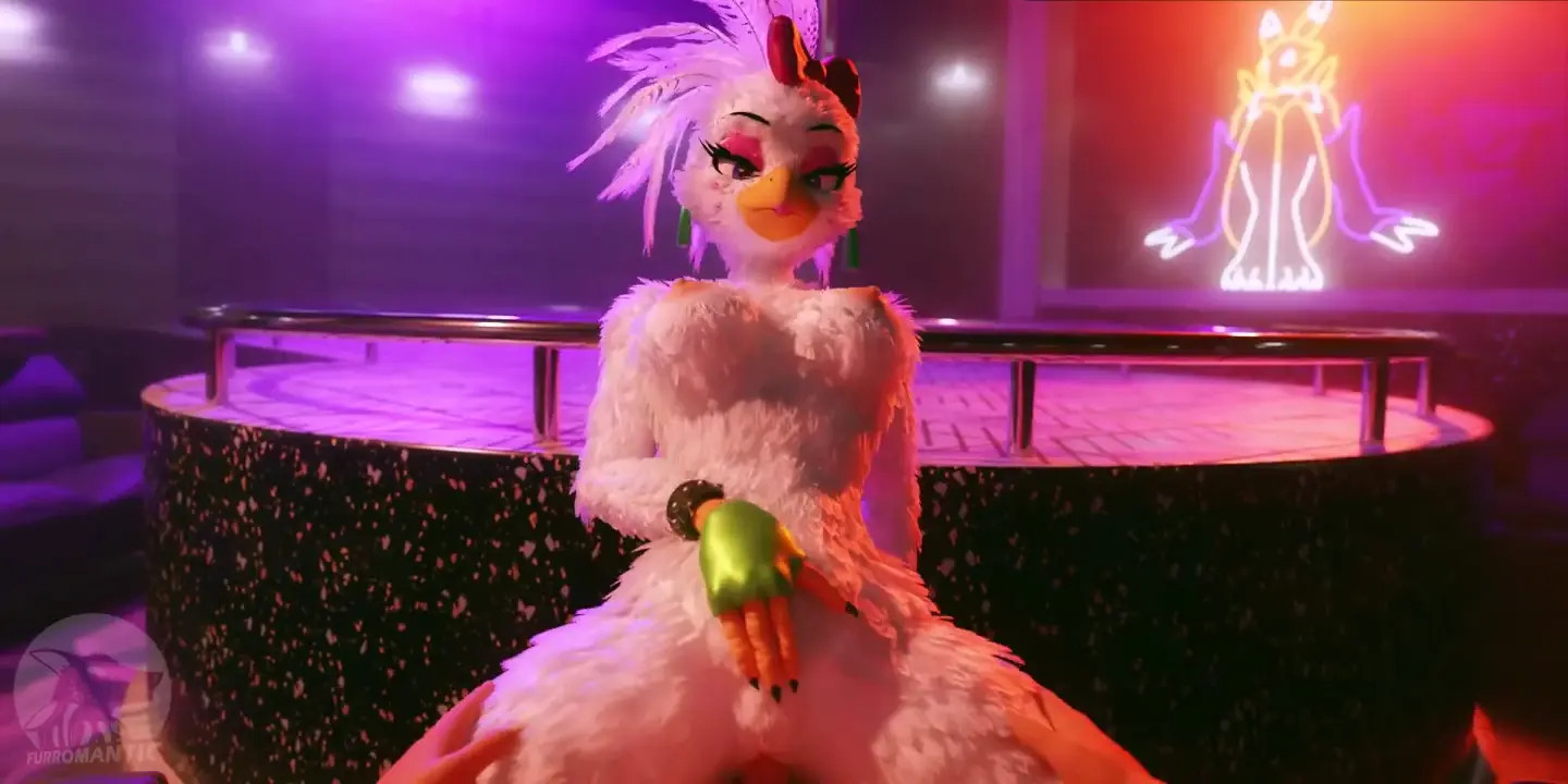 Glamrock Chica Performs Off Stage - Furromantic