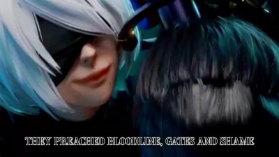 BLACKED ANDROIDS PMV - EVE AND 2B SUBMIT TO THE BNWO
