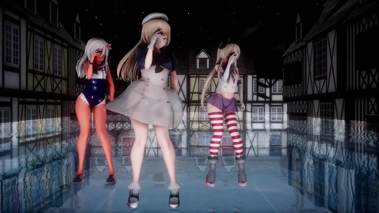 Shimakaze, Ro500 & Jervis - Instillation Dance [MMD R15] ShamuMMD