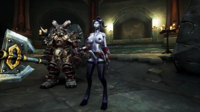 Futa draenei DPs female draenei
