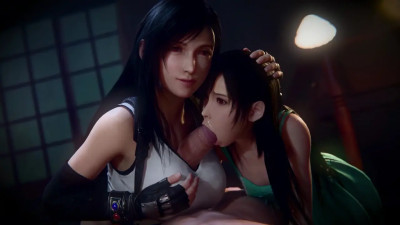 Tifa and Tifa blowjob ver 1