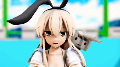 Shimakaze - Onegai Darling [MMD R15] Shakamoto
