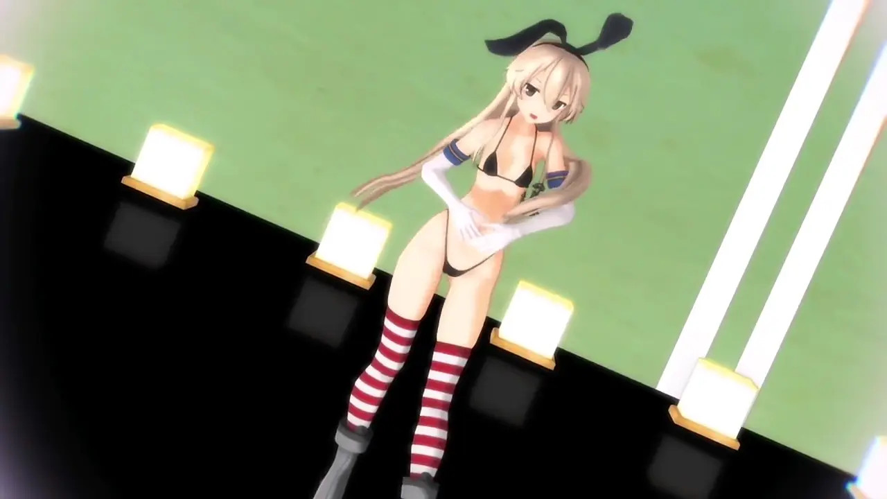 Shimakaze - Conqueror [MMD R15] Shitake Guruguru