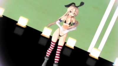 Shimakaze - Conqueror [MMD R15] Shitake Guruguru