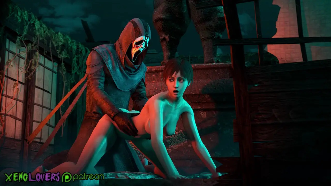 Ghostface and Rebecca Chambers have some outside fun!