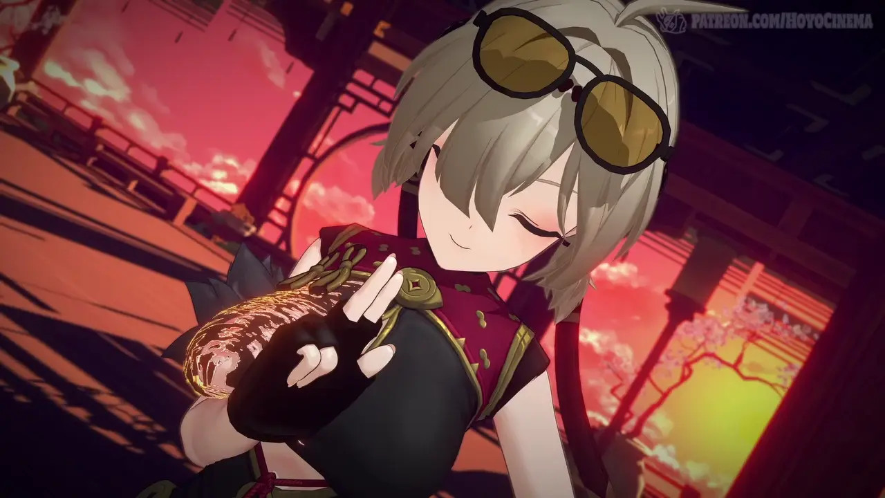 Sweety teases you with her red beans (HoyoCinema