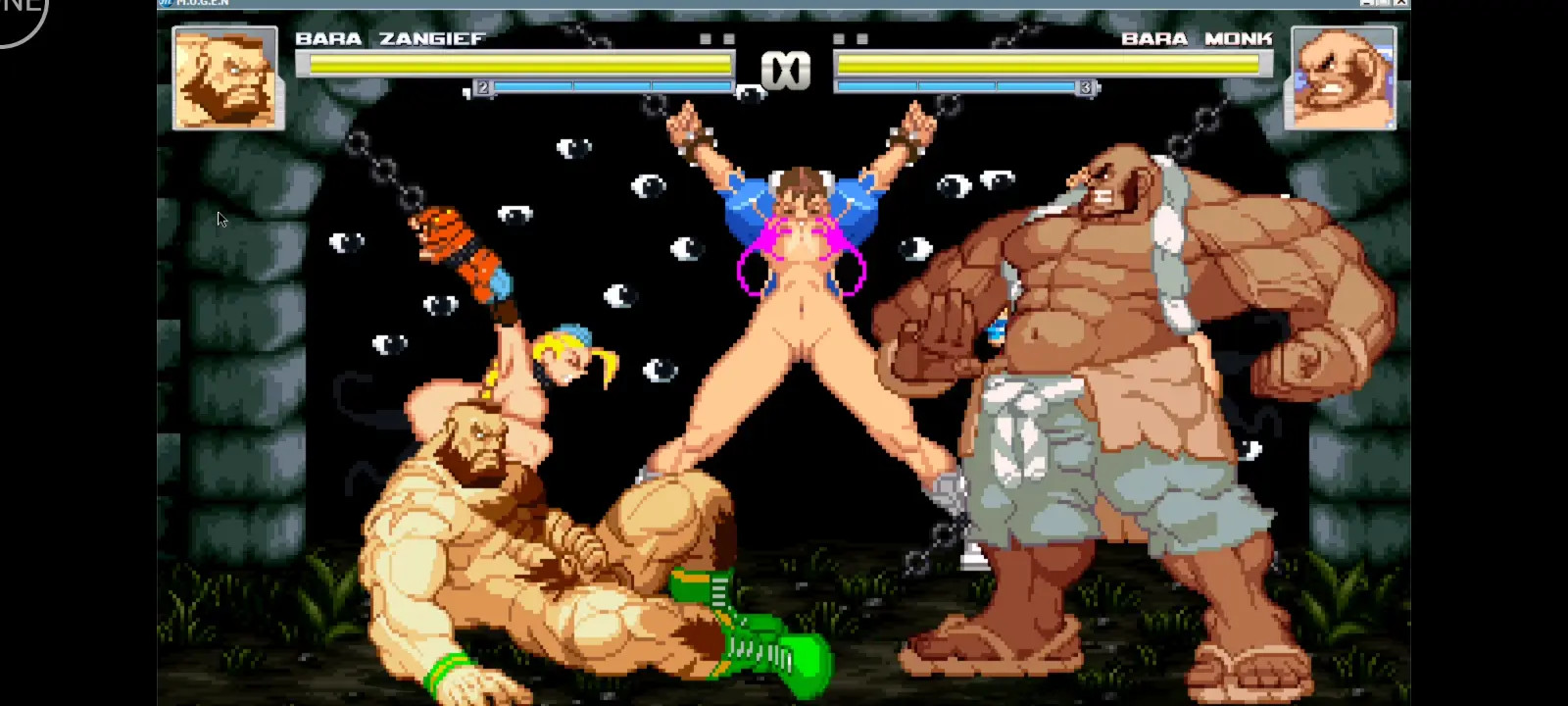 (MUGEN) Zangief is Just Too Horny to Fight Bara Monk