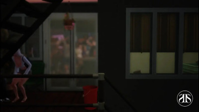 Horny slut gets fuck in the restroom - Party scene