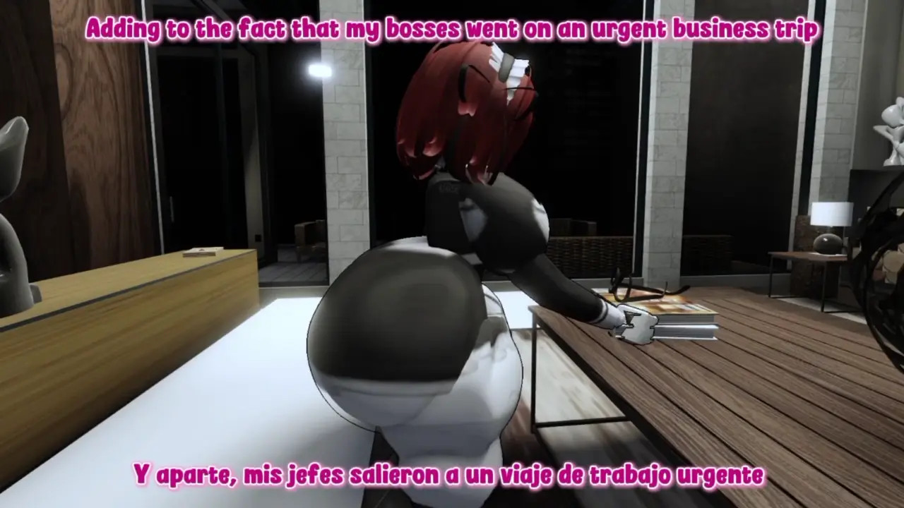 Desperate maid tries to keep her job by fucking her boss's son - RR34 SubEsp/Eng