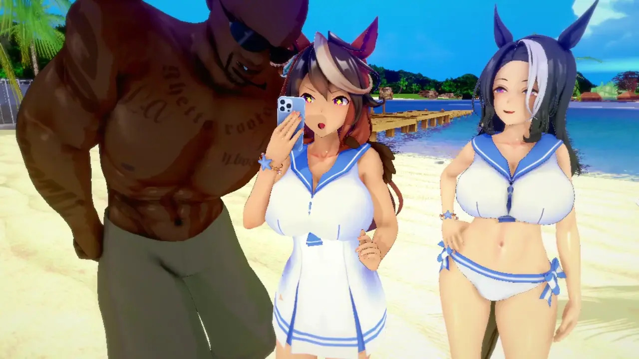 Symboli Rudolf & Mejiro Ramonu_Uma Musume [Axl020431]