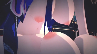 HMV Acheron x Black swan - lluanhyperzero / Honkai Star rail