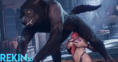 ivy let werewolf cock slides