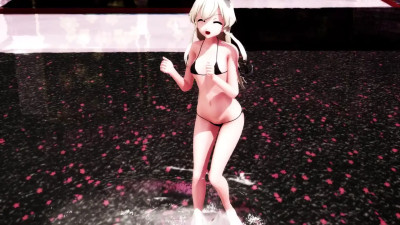 Shimakaze - Negaiboshi [MMD R15] Gib