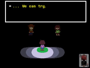 Undertale red x yellow