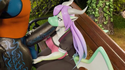 dragon girl Emanuela[BabyMoonart][4k 60fps]