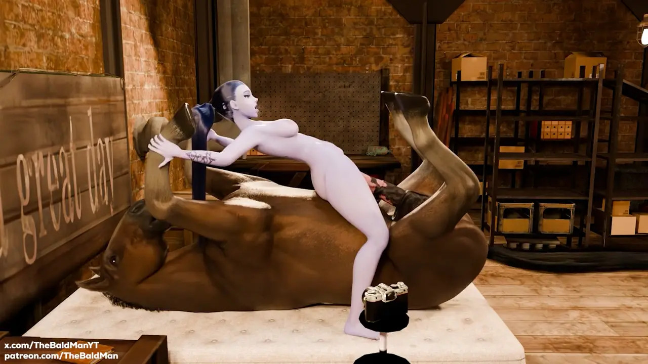 Reverse Cowgirl With The Horse [TheBaldMan]