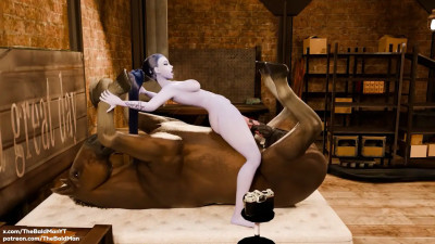 Reverse Cowgirl With The Horse [TheBaldMan]