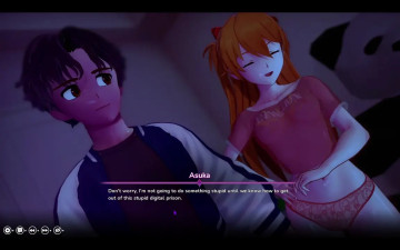 My hentai fantasy night sex with Asuka