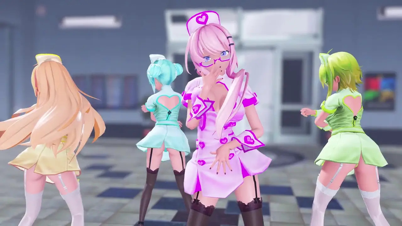 [4kmmd]Vocaloid Pinl Label diff-low angle ver