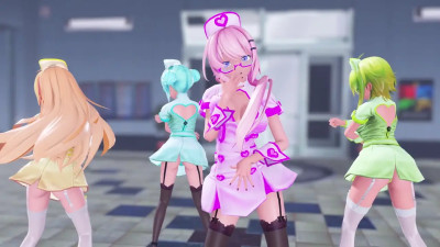 [4kmmd]Vocaloid Pinl Label diff-low angle ver