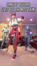 Dance If Blizzard Gives You The Most Skins
