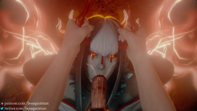 Devil Kazumi Mishima blowjob