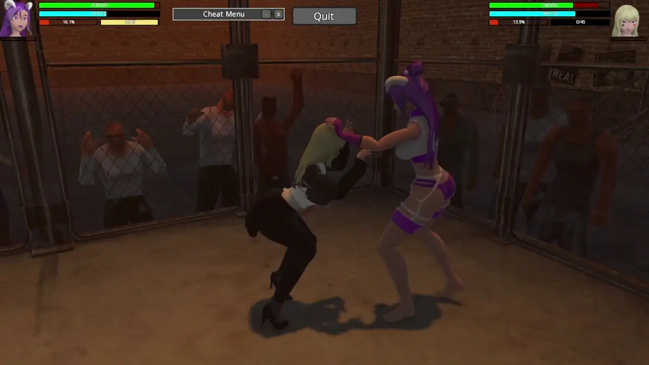 HRSL: Featherine vs Roxxane Street Fight