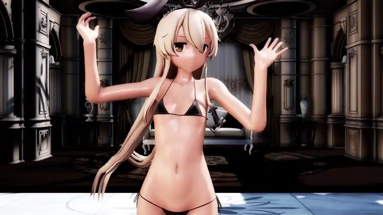 Shimakaze - Tougen Renka [MMD R15] Gib