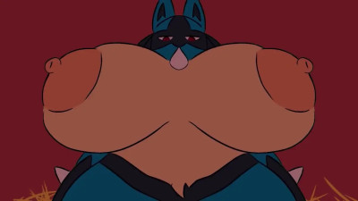 Lucario catches a big dick Riolu