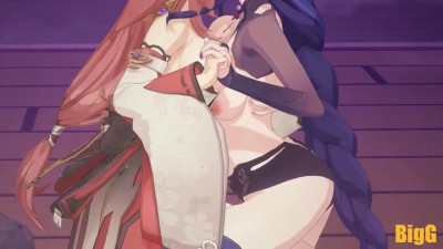 Raiden,Yae Miko X Hilichurl_M03