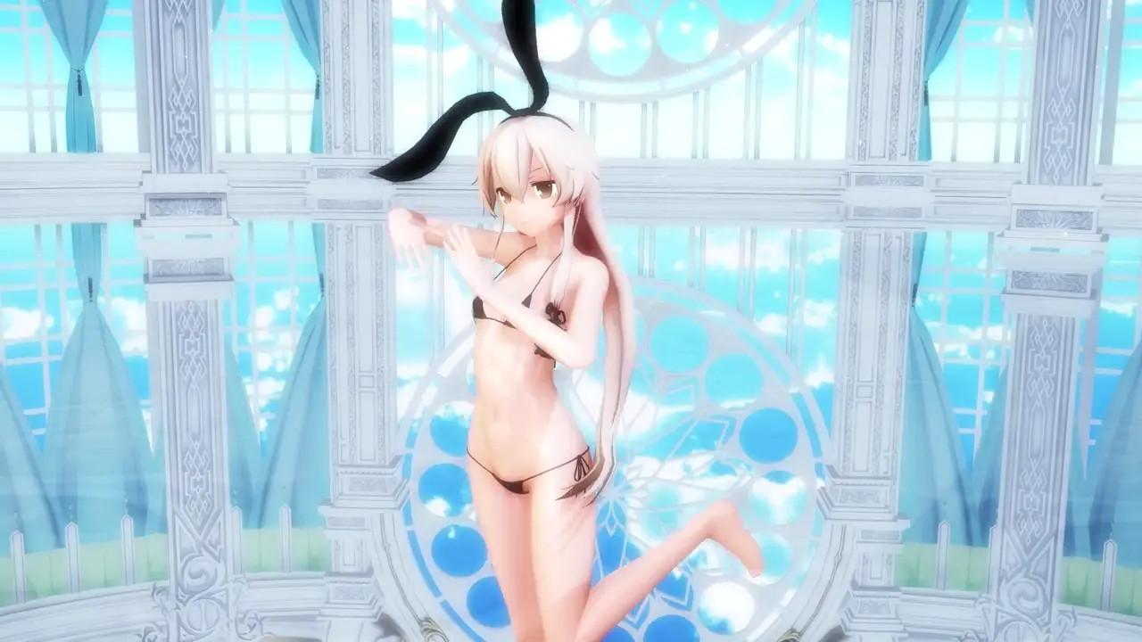 Shimakaze - Koisuru Mikusienne [MMD R15] Gib