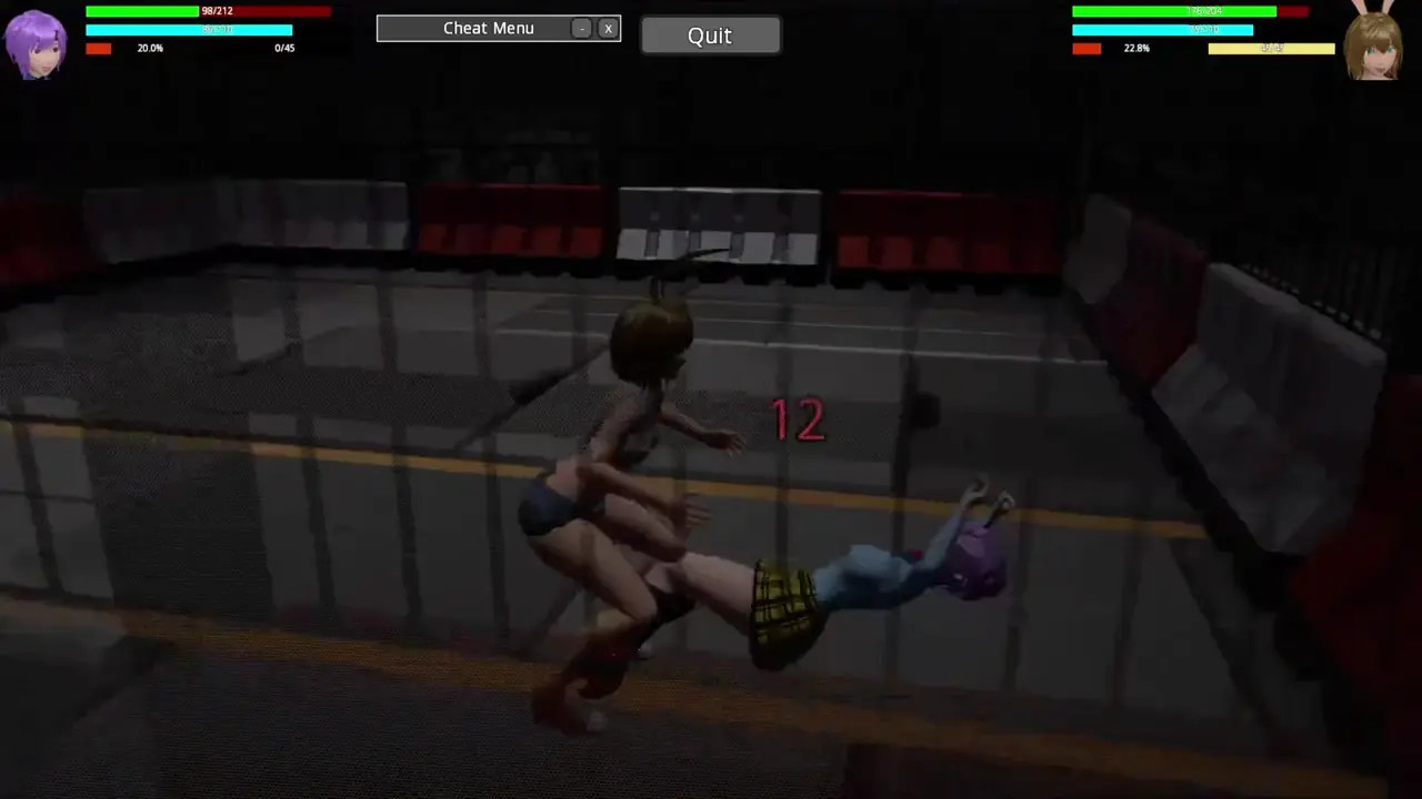 HRSL: Ayane vs Bunny Street fight