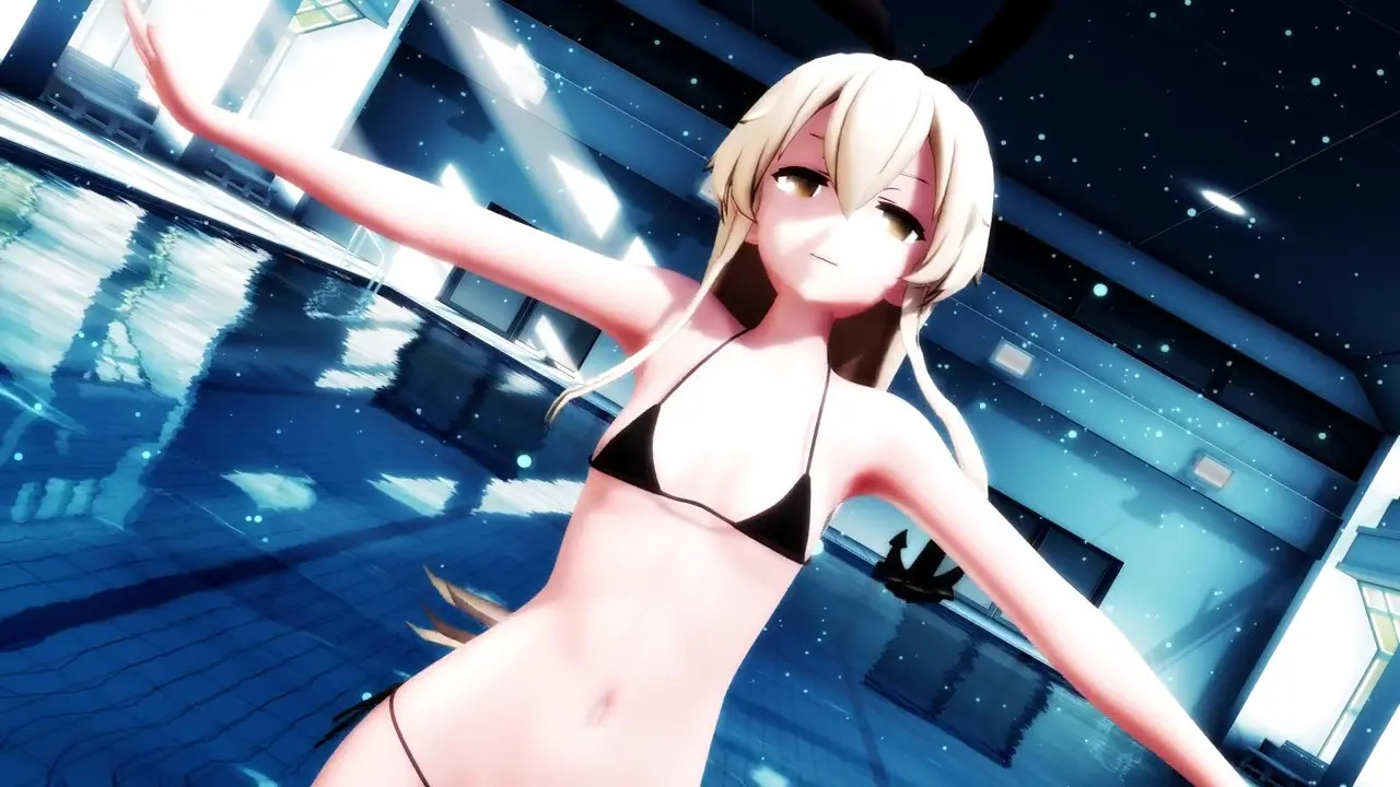 Shimakaze - Syzygy [MMD R15] Gib