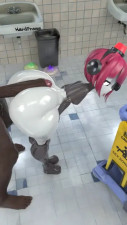 Mini-chan Bathroom Assjob [HardFrame][HD][60FPS]