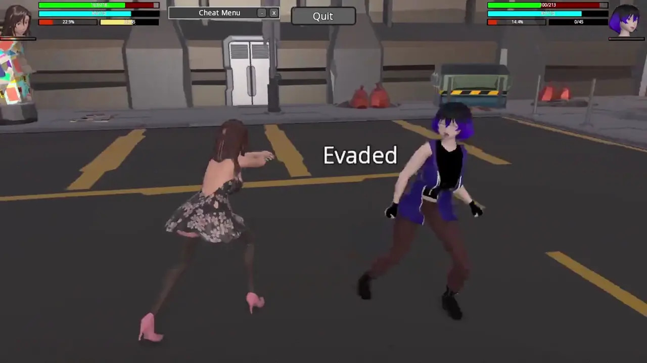 HRSL: Reina vs Skyla Street Fight