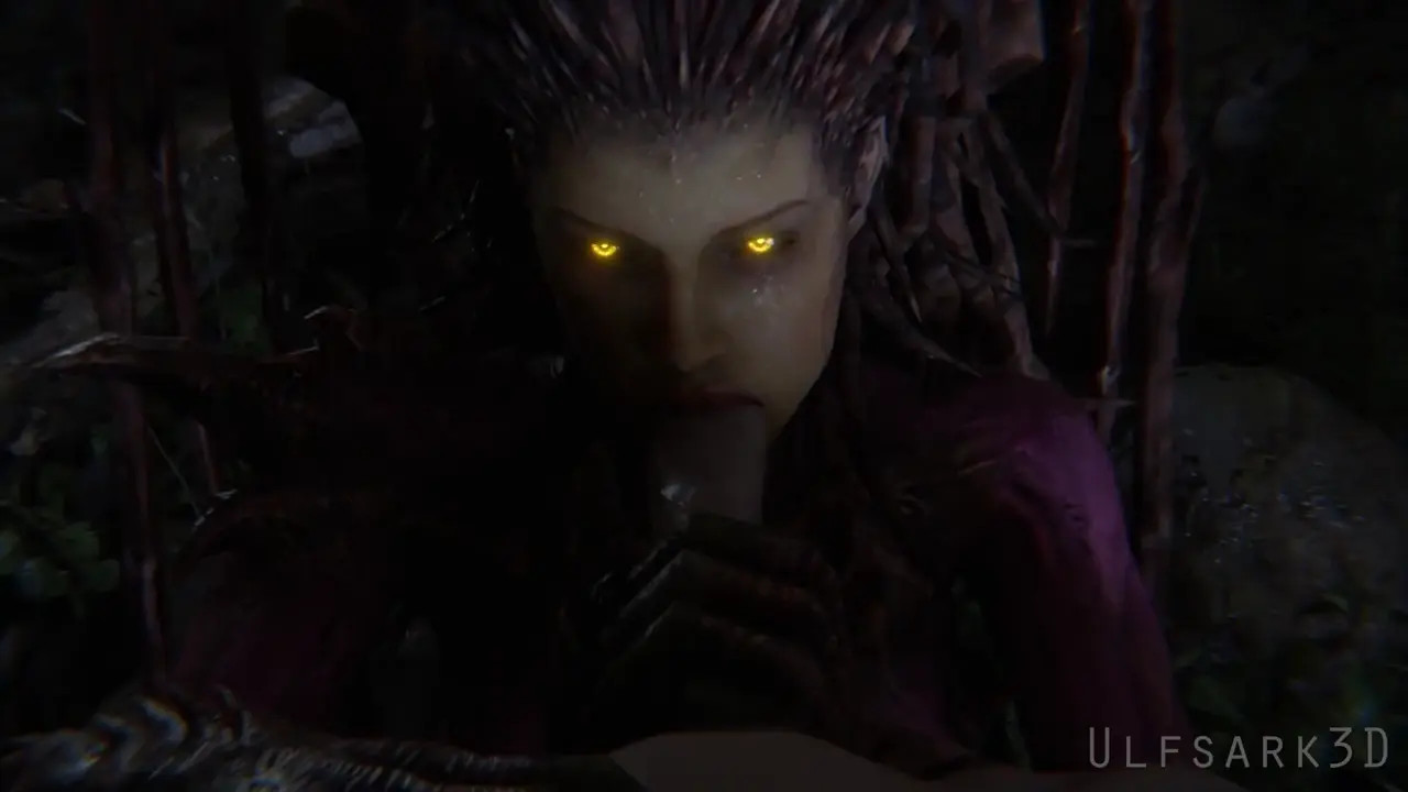 Sarah Kerrigan - Blowjob sex POV (Starcraft 2)