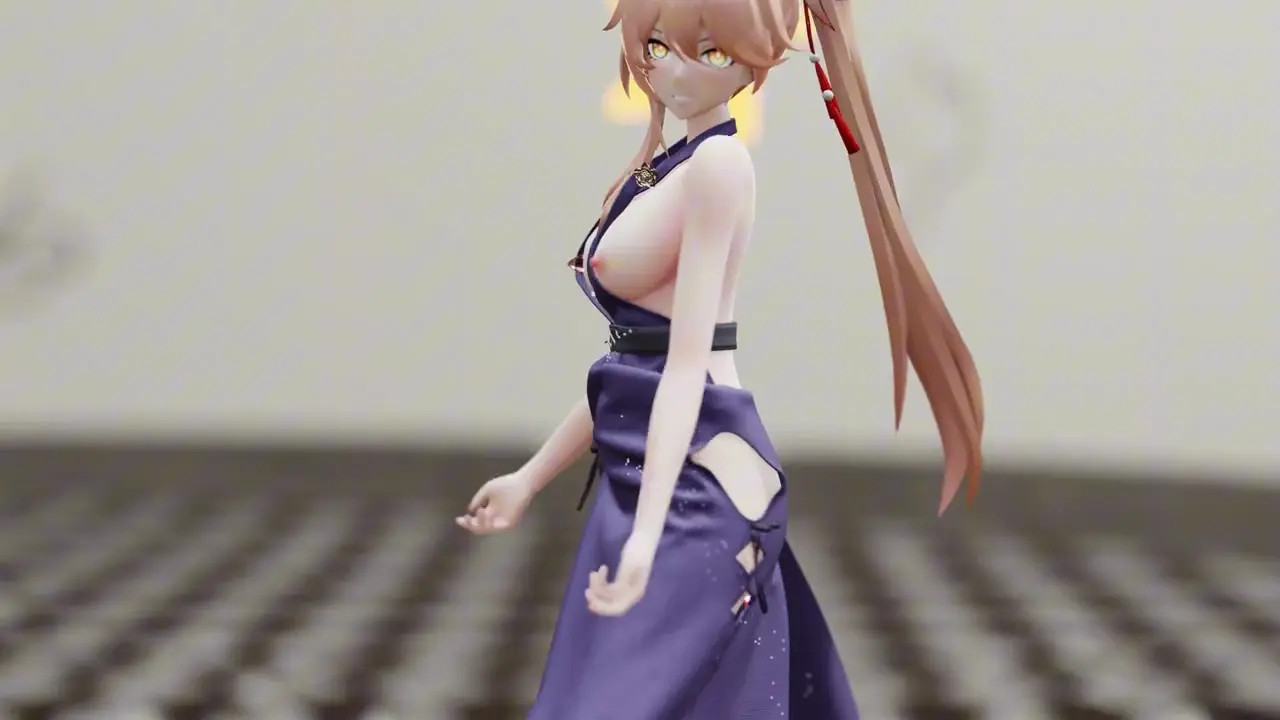 Nipple insertion into belly protrusion cheongsam fabric calculation for Guinaifen