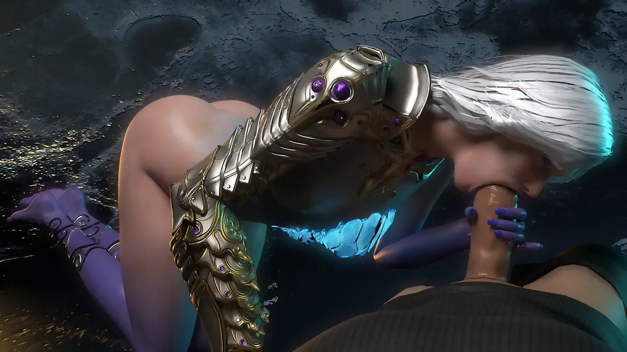 Aurora (Paragon) blowjob by Pewposterous